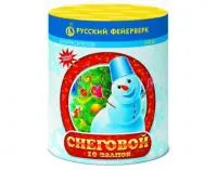 Батарея салютов Снеговой Р7212 купить от производителя Русский Фейерверк — Волгоград