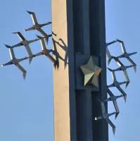 Звезда на стелу нержавеющая сталь нитрид титана в Волгограде (518465)
