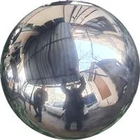 Шар ø 400 мм. полый полированный (517581) сертификат - сфера арт-объект пустотелая  в Волгограде