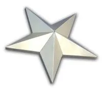 Звезда на обелиск ø 200 (197199) поставка - стела памятник мм. пустотелая  в Волгограде