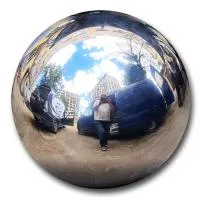 Шар ø 600 мм. полый полированный (517585) поставка - сфера арт-объект пустотелая  в Волгограде