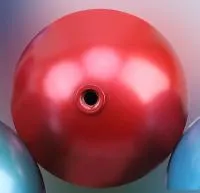 Ёлочный шар красный (518840) ∅ 500 мм. Волгоград