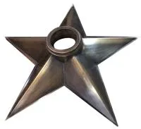 Звезда ø 1100 мм. бронза (197207) поставка комплект горелка ГВД 379 10 89 00 ПС вечный огонь пустотелая  в Волгограде