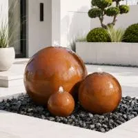 Шары 3 шт. фонтан Corten от (518907) ∅ 0,35 до 1 м. Волгоград 