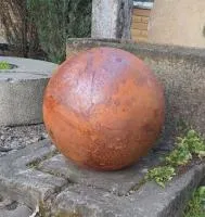 Сфера 3D парк КОРТЕН сталь (518912) ∅ 500 мм. Волгоград