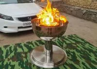 Чаша торжественного огня афины (51756458) производство для ø 360 мм. ветроустойчивая в Волгограде