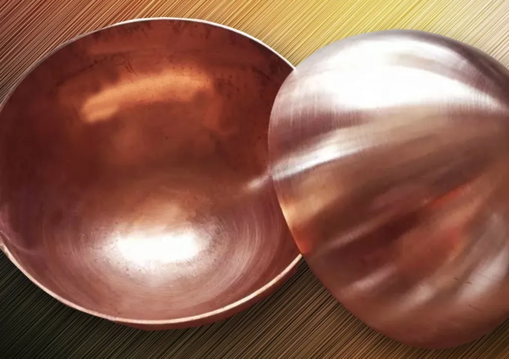 Полусферы из меди на заказ Волгоград